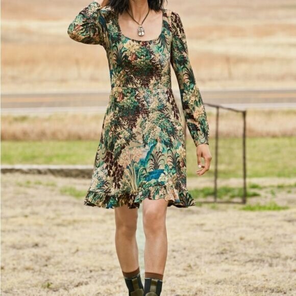 Peruvian Connections long sleeve Pastorale Dress - Picture 3 of 16